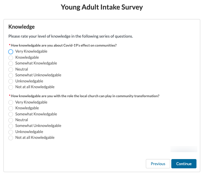 Surveys